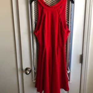 Red formal dress
